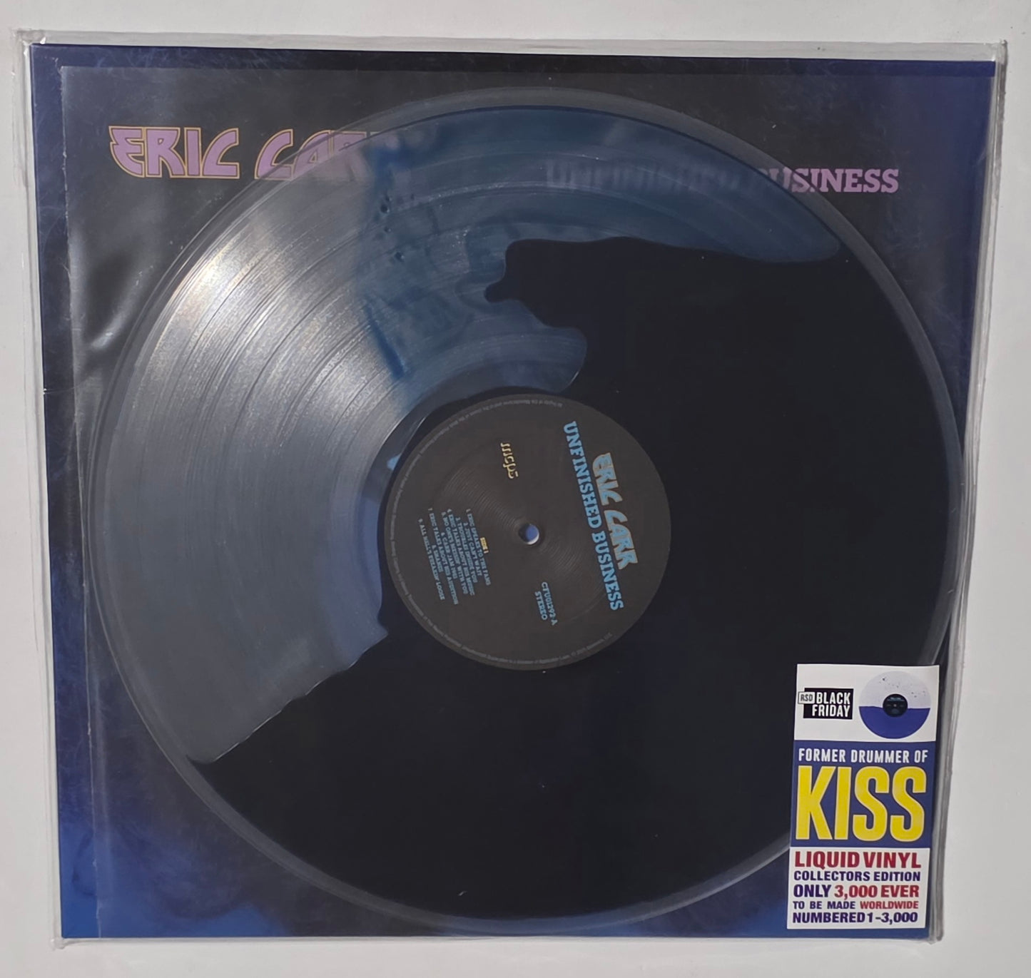 Eric Carr – Unfinished Business (2025 BF RSD) (Limited Edition Blue Liquid Filled Colour Vinyl LP) (Copy)
