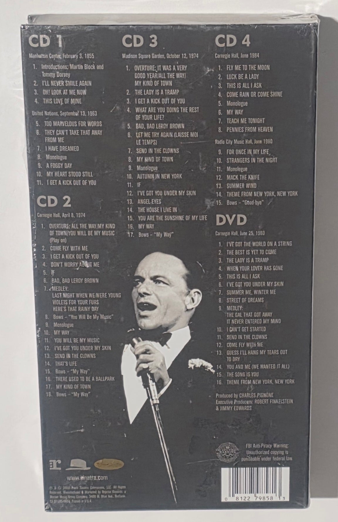 Frank Sinatra – New York (2009) (Limited Edition 4CD + DVD Boxset)
