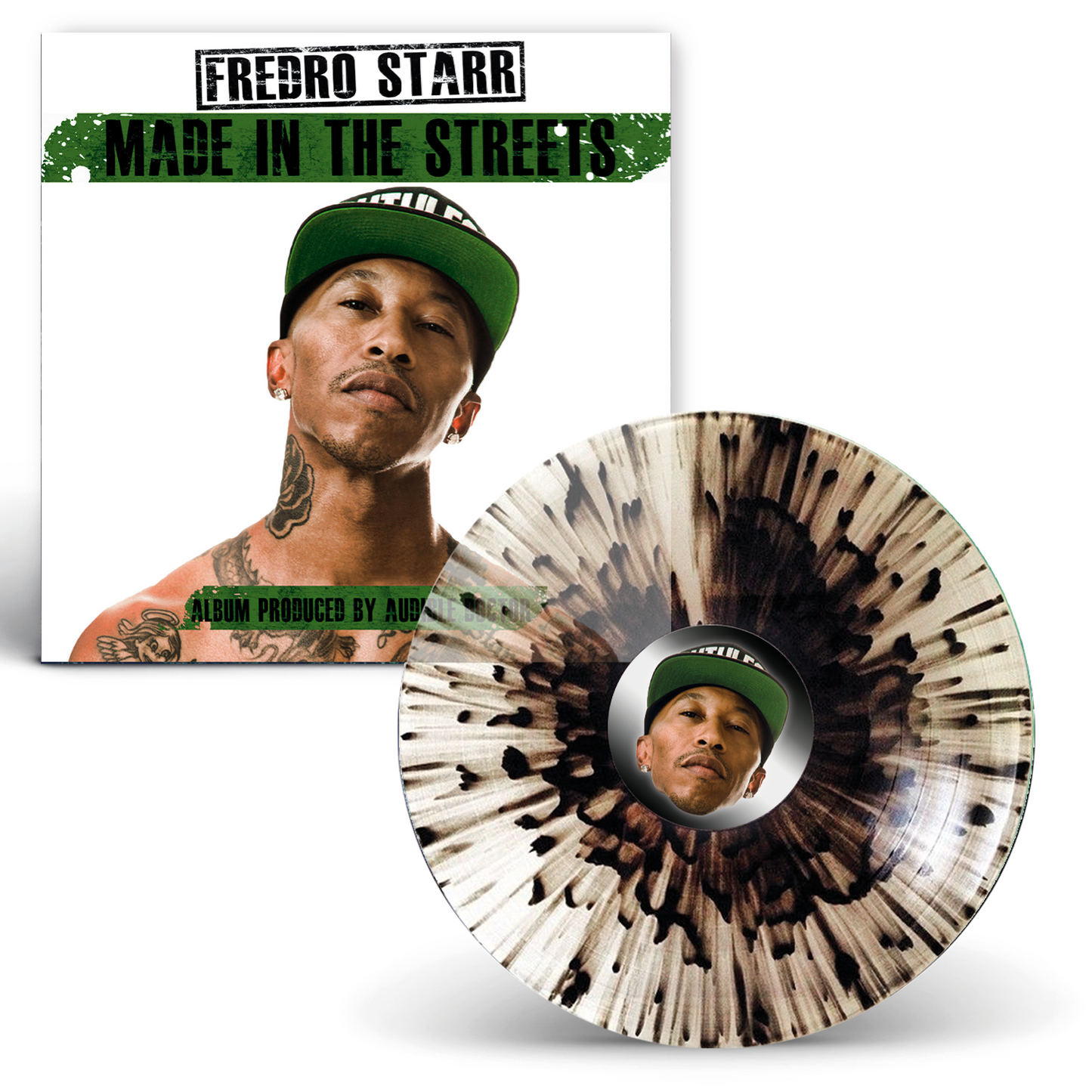 Fredro Starr – Made In The Streets (2022 Reissue) (Limited Edition Clear With Black Splatter Colour Vinyl LP)