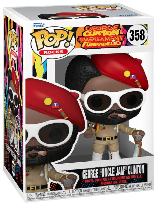 George Clinton Funkadelic Parliament Funko Pop! Rocks #358 Figurine