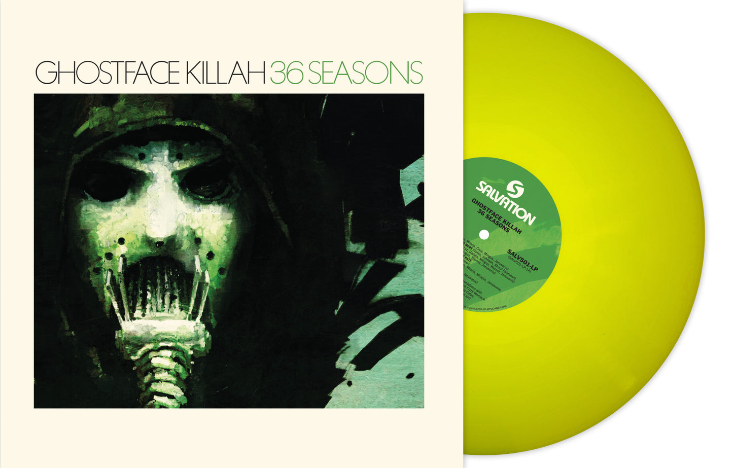 Ghostface Killah – 36 Seasons: 10th Anniversary Edition (2025) (Limited Edition Transparent Yellow Vinyl LP)