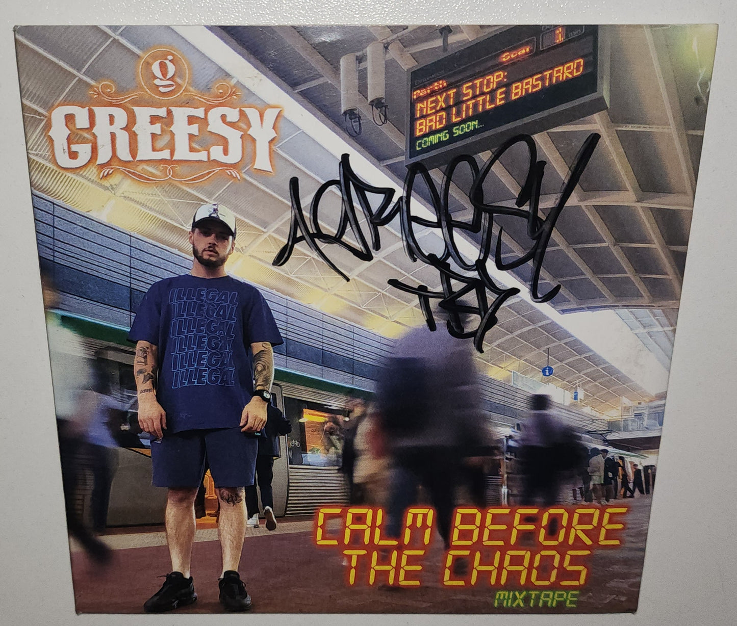 Greesy - Calm Before The Storm: Mixtape *Autgraphed* (2023) (CD)