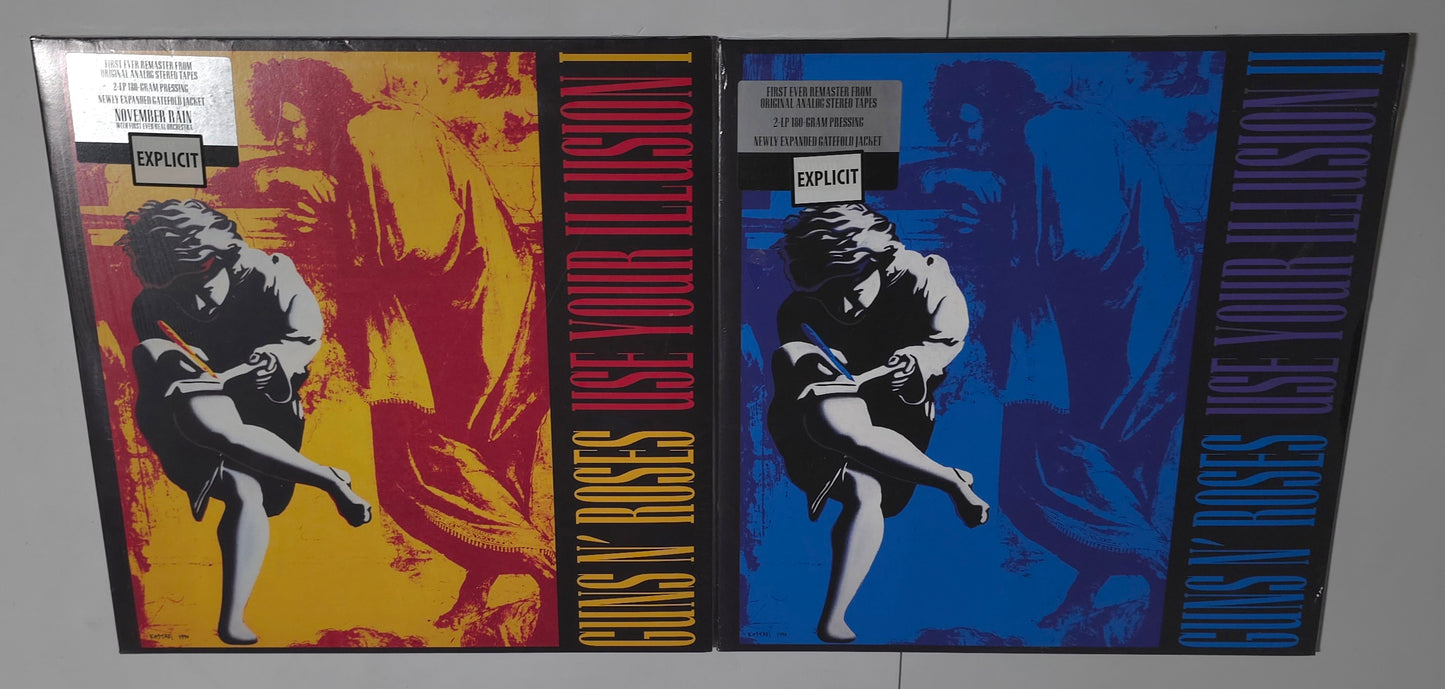 Guns N' Roses – Use Your Illusion I & II (2022 Reissue) (Vinyl LP Bundle)
