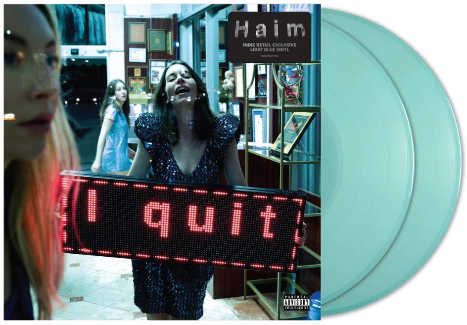 Haim - I Quit (2025) (Limited Edition Indie Exclusive Translucent Blue Colour Vinyl LP)