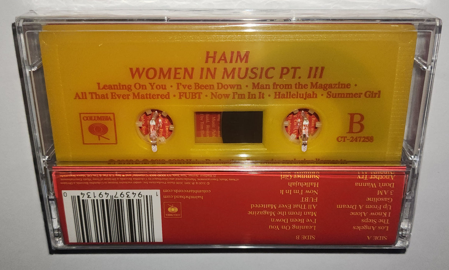 Haim – Women In Music Pt. III (2020) (Limited Edition Yellow Colour Cassette Tape)