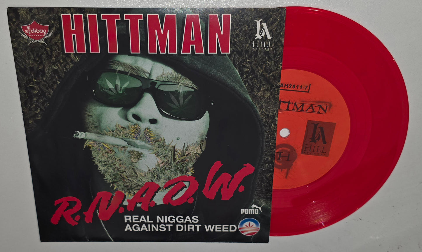 Hittman featuring Dr Dre – Last Dayz / Blaow! (2011) (Limited Edition Red Colour 7" Vinyl Single)