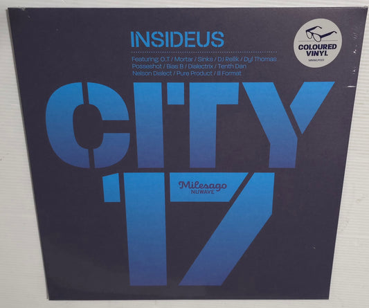 Insideus – City 17 (2022) (Limited Edition Blue Marble Colour Vinyl LP)