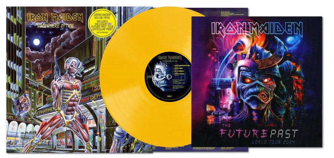 Iron Maiden – Somewhere in Time (2024 Reissue) (Limited Edition Yellow Colour Vinyl LP)