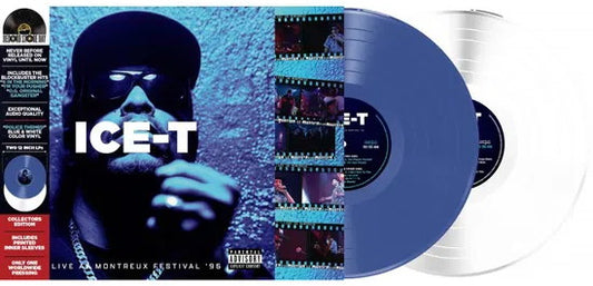 Ice-T -  Live at The Miles Davis Hall (Montreux 1995) (2025 RSD) (Limited Edition White & Blue Colour Vinyl LP)