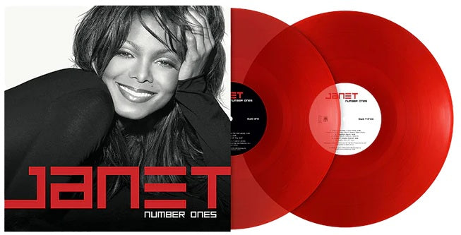 Janet Jackson – Number Ones (2021) (Limited Edition Translucent Red Colour Vinyl LP)