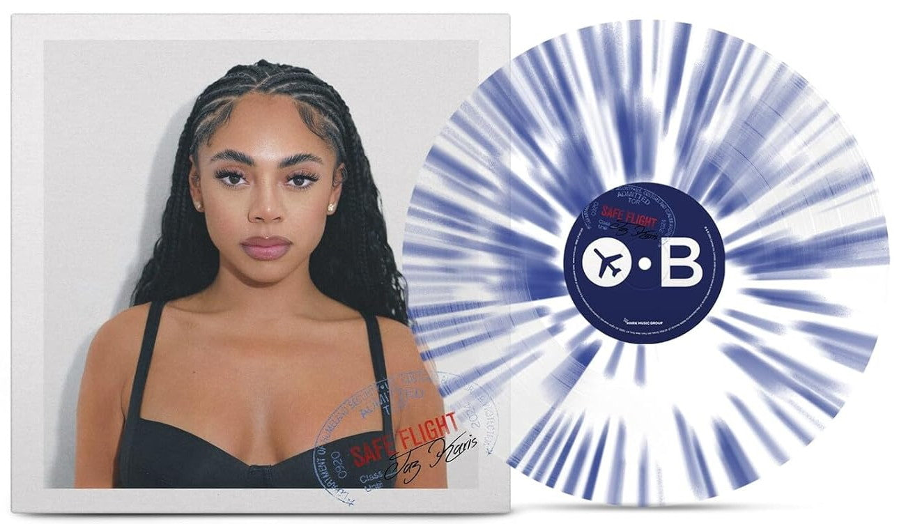 Jaz Karis – Safe Flight (2024) (Limited Edition Rainy Blue Splatter Colour Vinyl LP)