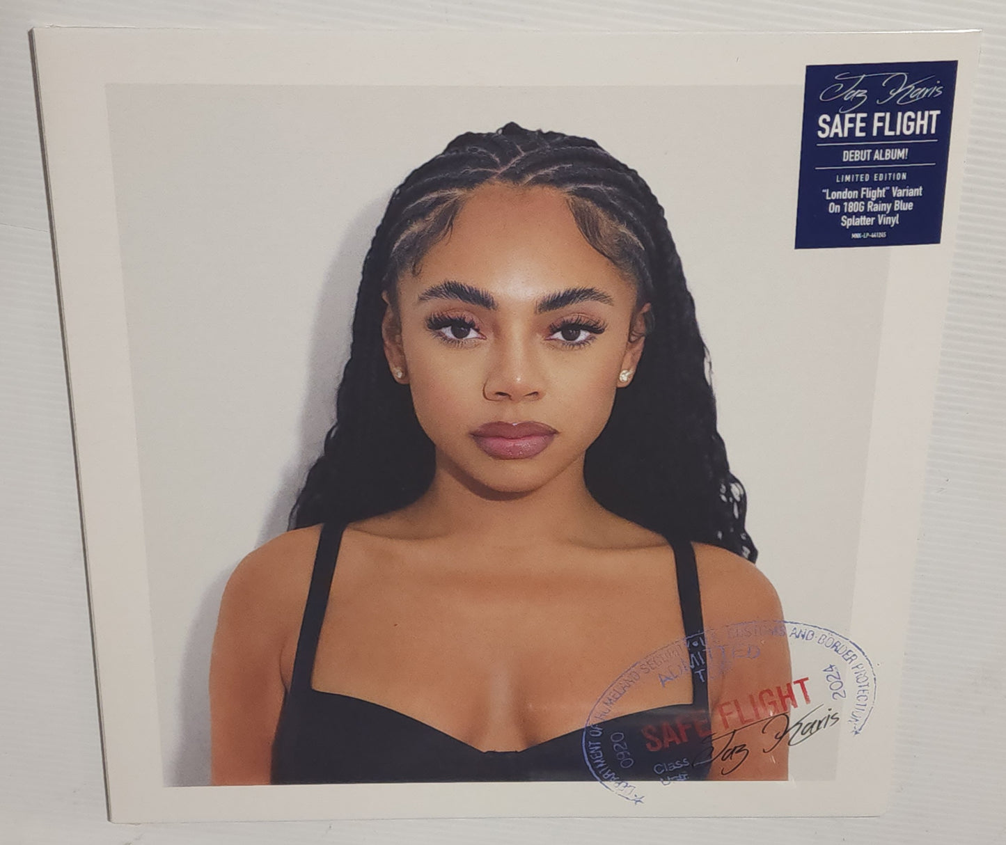 Jaz Karis – Safe Flight (2024) (Limited Edition Rainy Blue Splatter Colour Vinyl LP)