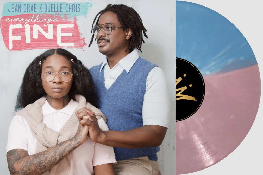 Jean Grae x Quelle Chris – Everything's Fine (2025) (Limited Edition Blue & Pink Colour Vinyl LP)