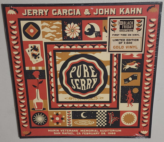 Jerry Garcia & John Kahn – Pure Jerry: Marin Veterans’ Memorial Auditorium San Rafael, CA February 28, 1986 (2023 BF RSD) (Limited Edition Gold Colour Vinyl LP)