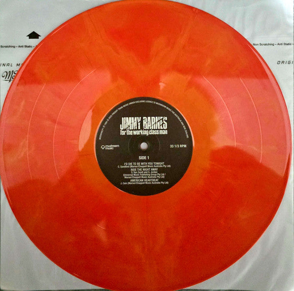 Jimmy Barnes – For The Working Class Man *Autographed* (2025) (Limited Edition Flame Colour Vinyl LP)