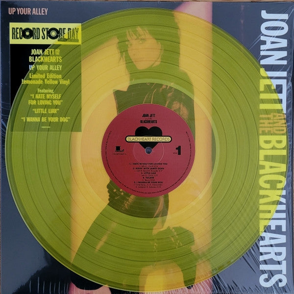 Joan Jett & The Blackhearts – Up Your Alley (2023 RSD) (Limited Edition Lemonade Colour Vinyl LP)