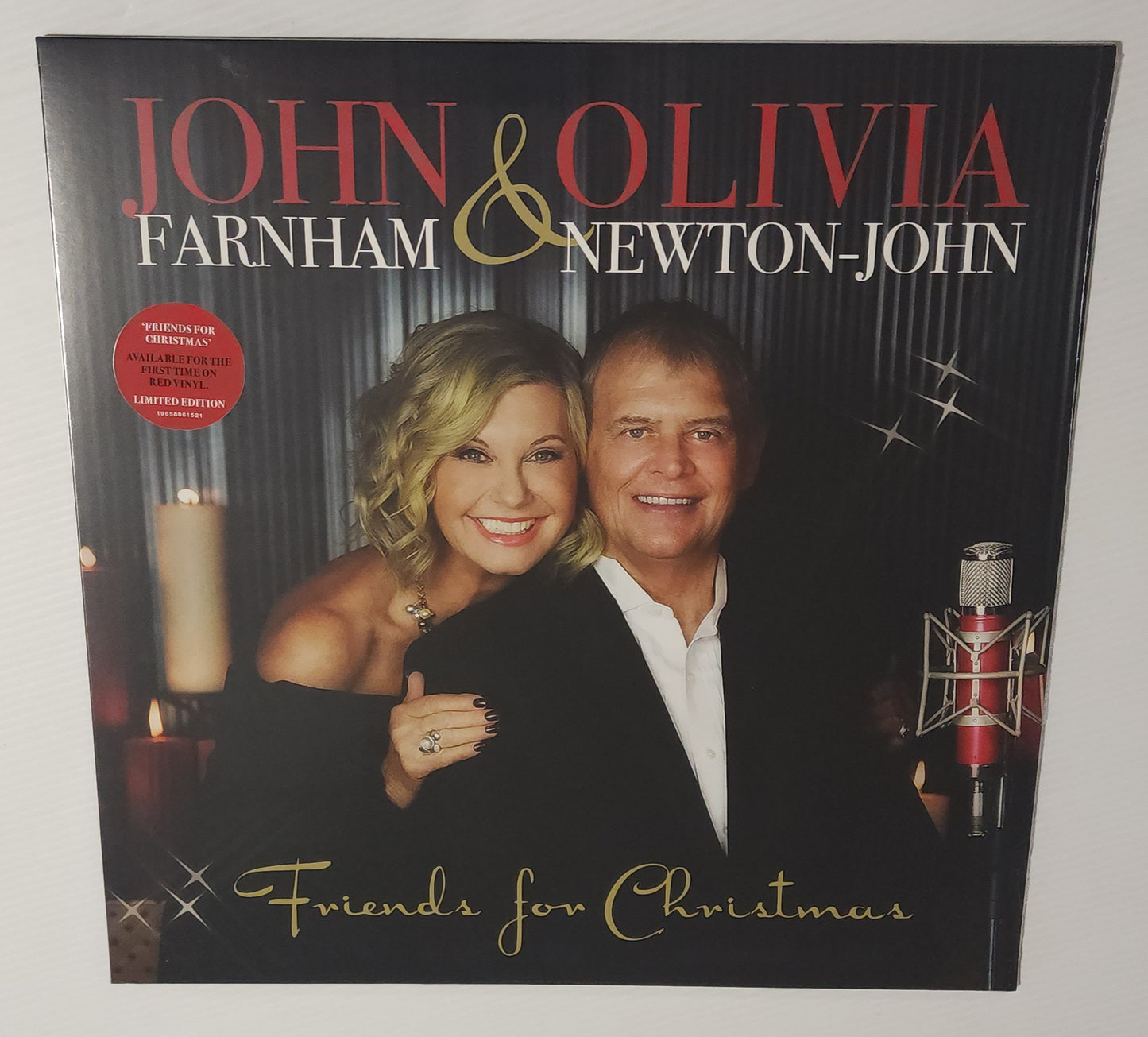 John Farnham & Olivia Newton-John – Friends For Christmas (2023) (Limited Edition Red Colour Vinyl LP)