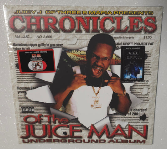Juicy J – Chronicles Of The Juice Man (Underground Album) (2023) (Limited Edition Red & White Colour Vinyl LP)