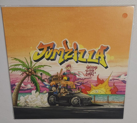 Jumzilla - Welcome To The Coast (2021) (Limited Edition Red & Black Marble Colour Vinyl LP)