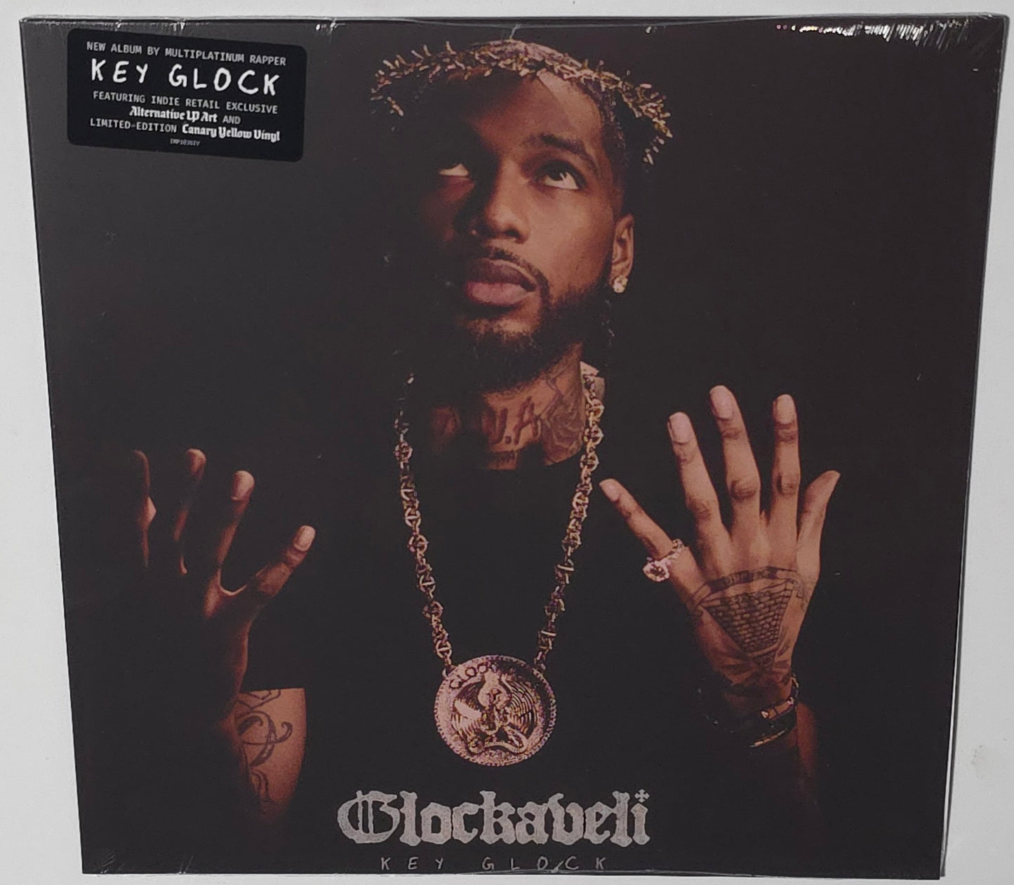 Key Glock - Glockaveli (2025) (Indie Store Exclusive Limited Edition Canary Yellow Colour Vinyl LP)