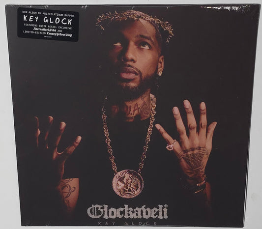 Key Glock - Glockaveli (2025) (Indie Store Exclusive Limited Edition Canary Yellow Colour Vinyl LP)
