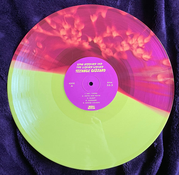 King Gizzard & The Lizard Wizard – Teenage Gizzard (2021) (Limited Edition Yellow & Magenta W/ Yellow Splatter ColourVinyl LP)