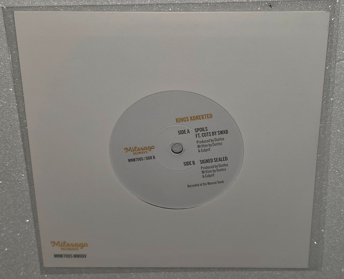 Kings Konekted - Spoils / Signed Sealed (2025) (Limited Edition 7" Vinyl Single)