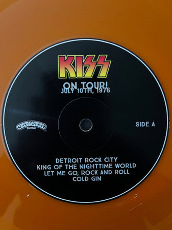 Kiss – On Tour! July 10th, 1976 (2024 Release) (Limited Edition Orange Colour Vinyl LP)