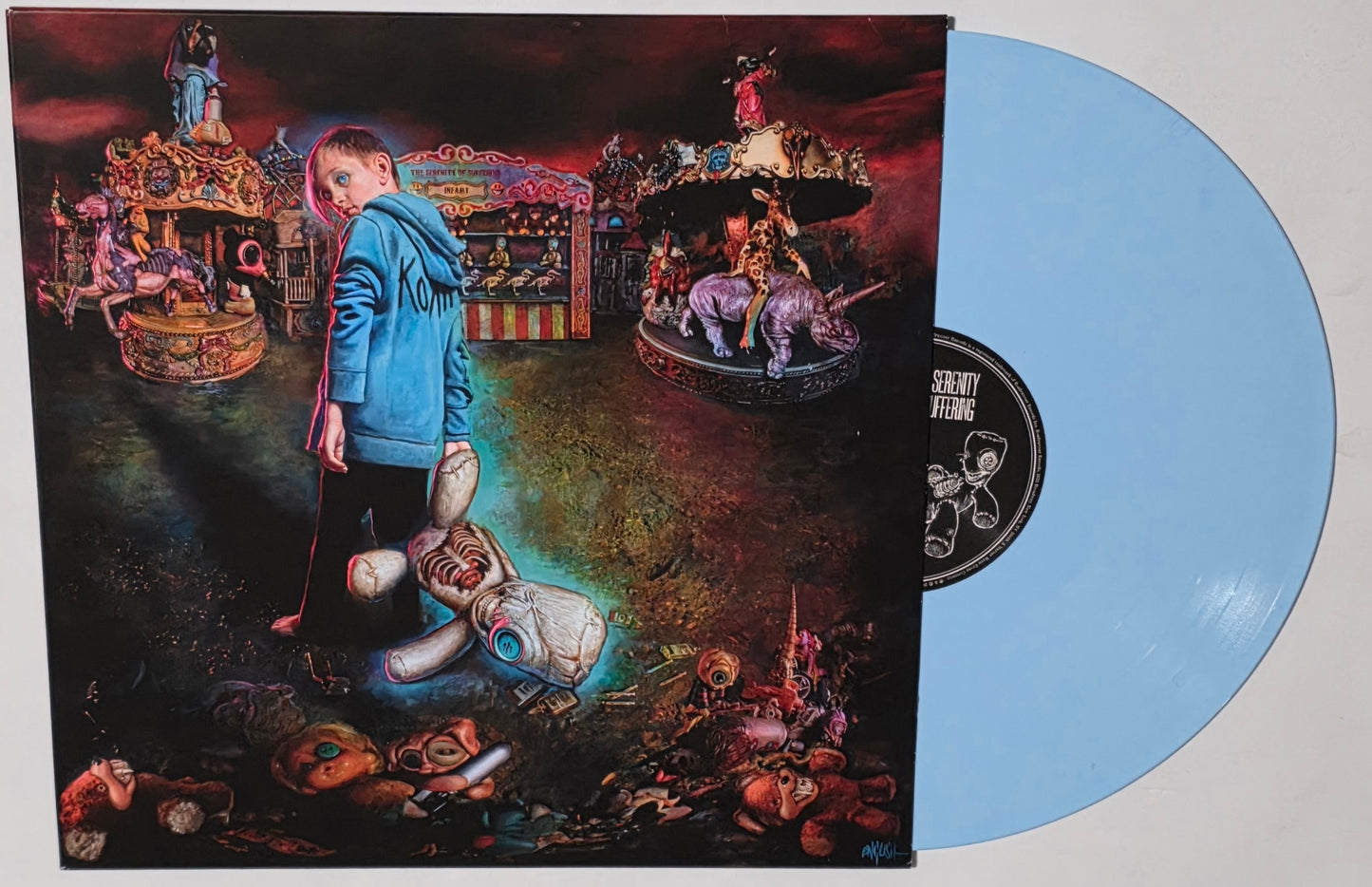 Korn – The Serenity Of Suffering (2016) (Limited Edition Opaque Light Blue Colour Vinyl LP)