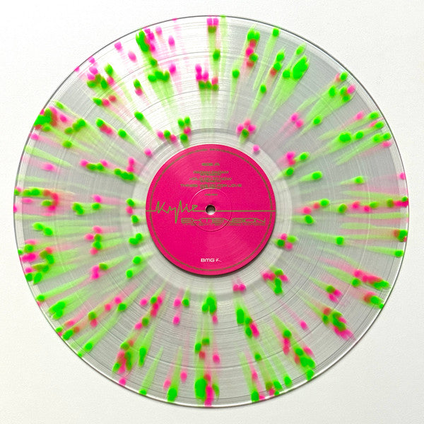 Kylie Minogue – Extension (The Extended Mixes) (2023) (Limited Edition Clear with Neon Pink and Green Splatter Colour Vinyl LP)