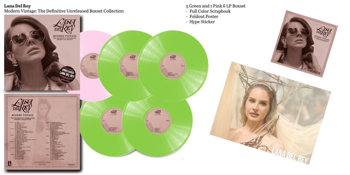Lana Del Rey – Modern Vintage: The Definitive Unreleased Collection (2025) (Limited Edition Vinyl LP Boxset)