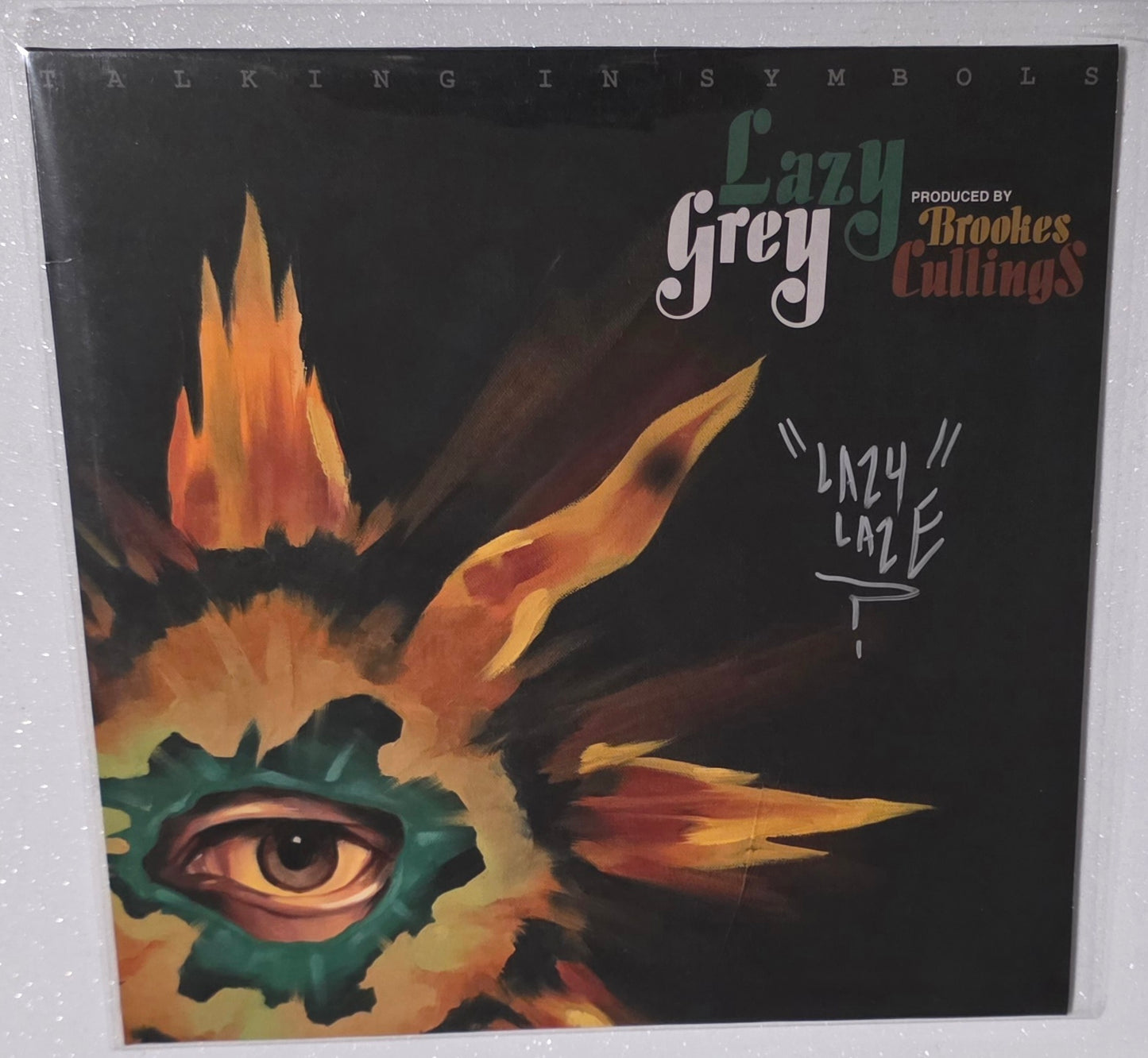 Lazy Grey x Brookes Cullings – Talking In Symbols (2023) (Limited Edition White Colour Vinyl LP)