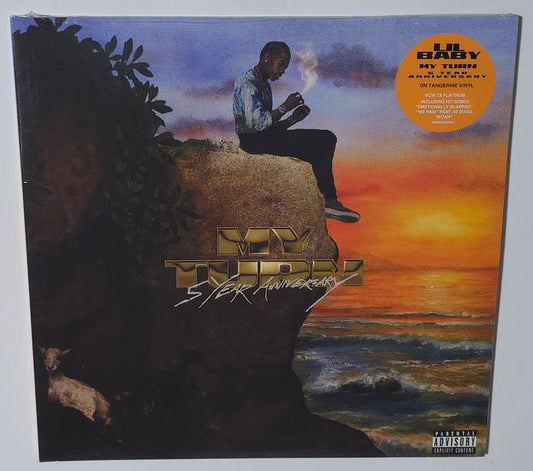 Lil Baby – My Turn (Deluxe): 5th Anniversary Edition (2025) (Limited Edition Tangerine Colour Vinyl LP)