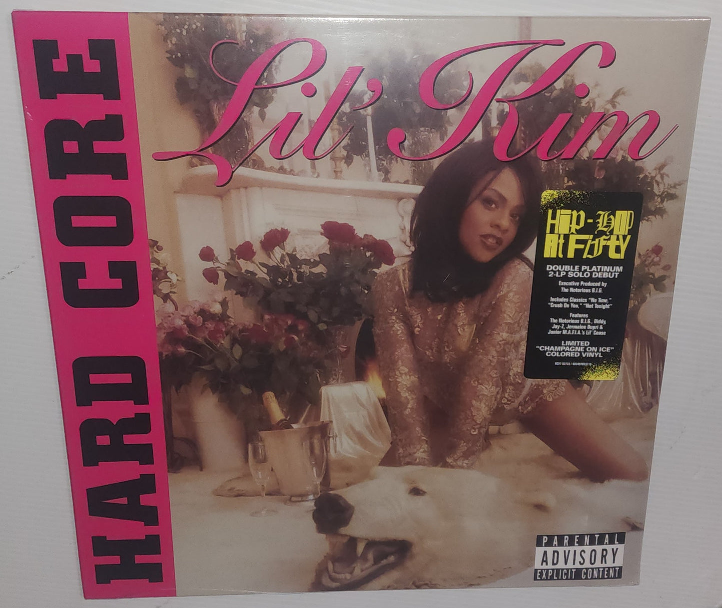 Lil' Kim – Hard Core (2023 Reissue) (Limited Edition Champagne On Ice Colour Vinyl LP)