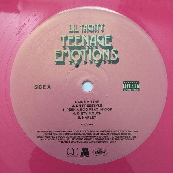 Lil Yachty – Teenage Emotions (2017) (Limited Edition Pink Colour Vinyl LP)