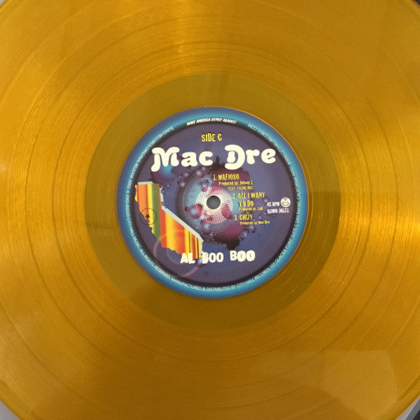 Mac Dre – Al Boo Boo (2020 Reissue) (Limited Edition Yellow & Orange Colour Vinyl LP)