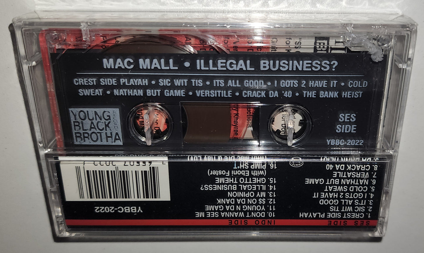 Mac Mall – Illegal Business? (1993) (Cassette Tape)
