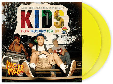 Mac Miller – K.I.D.S. (Kickin Incredibly Dope Shit) (2023 Reissue) (Limited Edition Yellow Colour Vinyl LP)