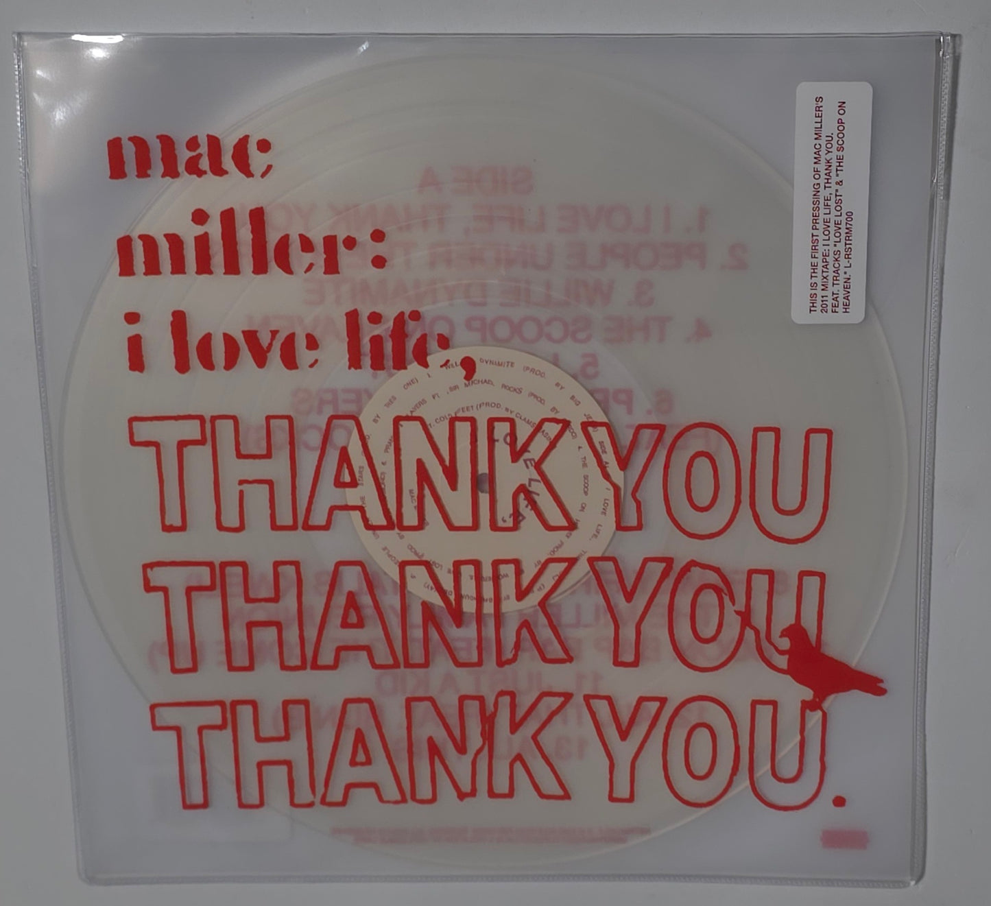 Mac Miller - I Love Life, Thank You (2025) (Limited Edition Clear Colour Vinyl LP)