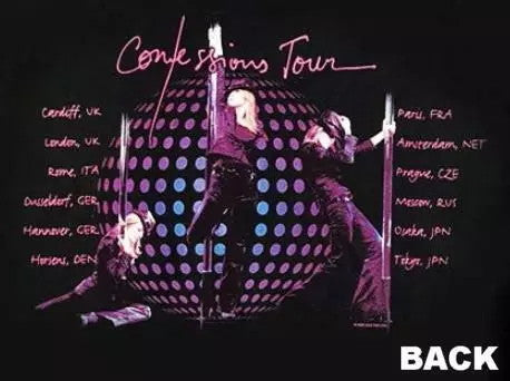 Madonna Confessions Tour "Pole Dance" Officially Licensed Adult Unisex T-shirt