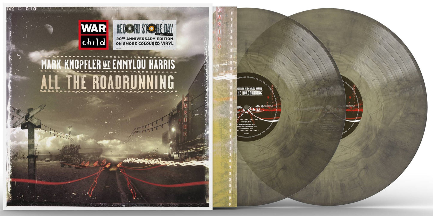 Mark Knopfler & Emmylou Harris - All The Roadrunning (2026 RSD) (Limited Edition Smoke Marble Colour Vinyl LP)