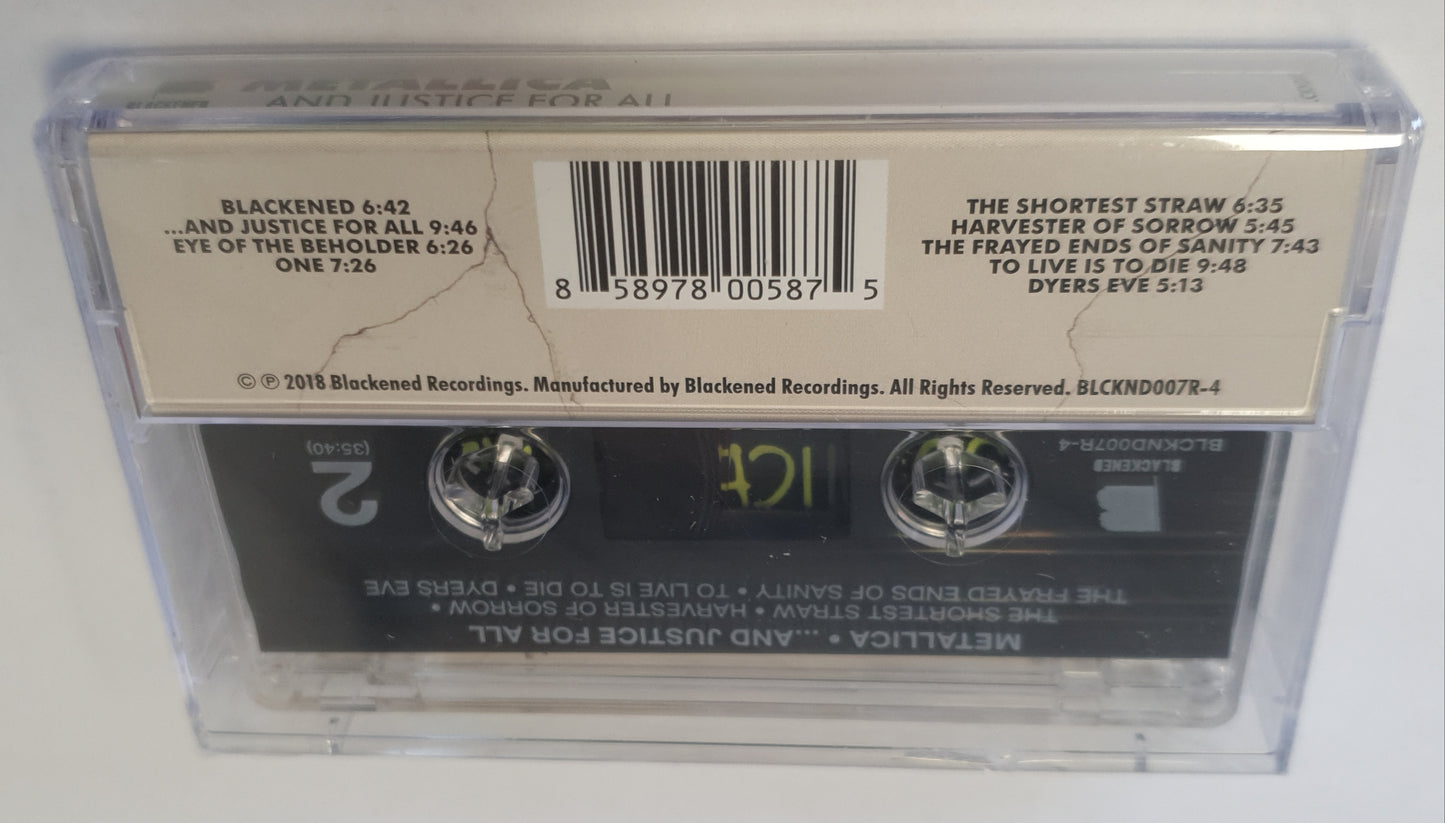 Metallica – ...And Justice For All (2018 Reissue) (Limited Edition Cassette Tape)