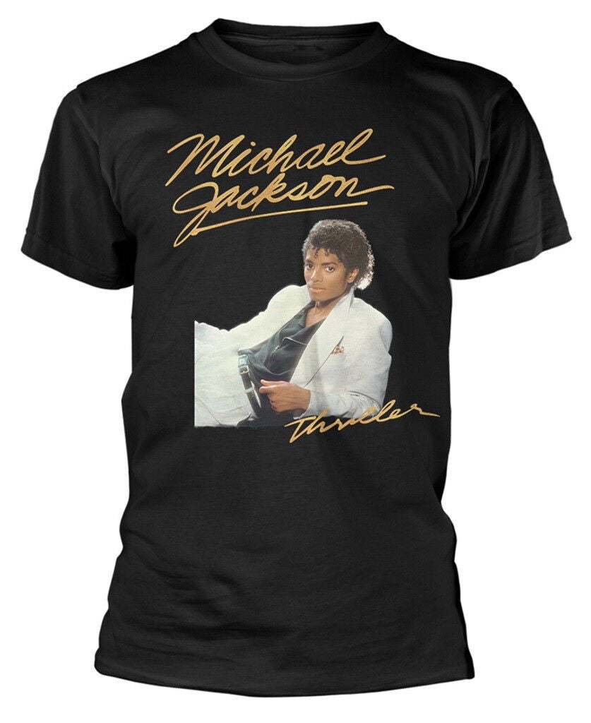 Michael Jackson Thriller Album Cover Officially Licensed Adult Unisex T-Shirt