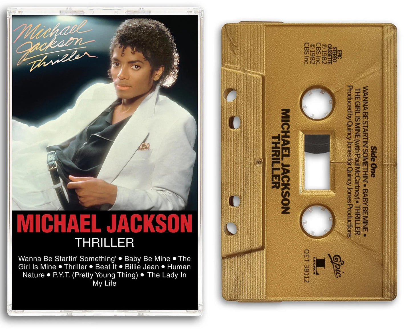 Michael Jackson - Thriller (2026 Reissue) (Limited Edition Metallic Gold Cassette Tape)