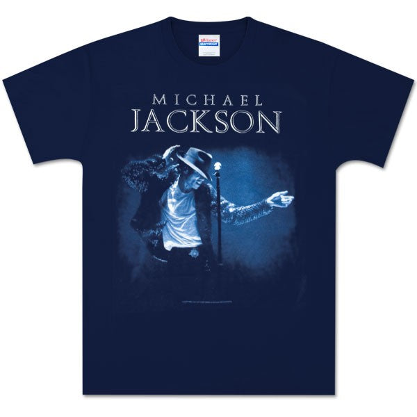 Michael Jackson "This Is It Navy" Officially Licensed Adult Unisex T-Shirt