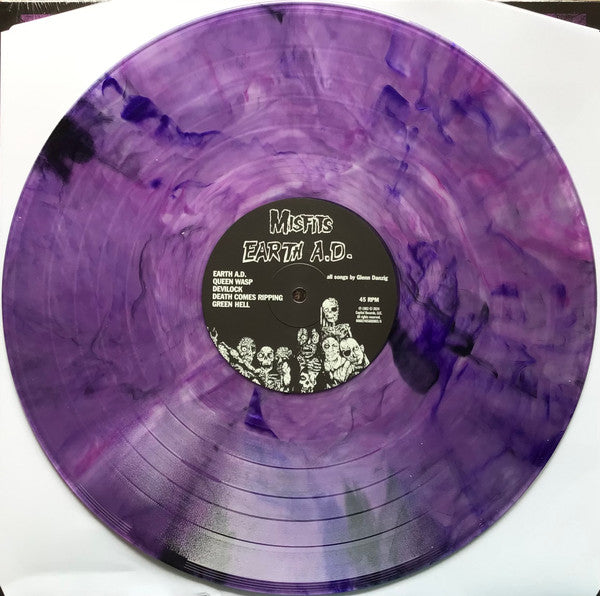 Misfits – Earth A.D. / Wolfs Blood (2024 Reissue) (Limited Edition Purple Swirl Colour Vinyl LP)
