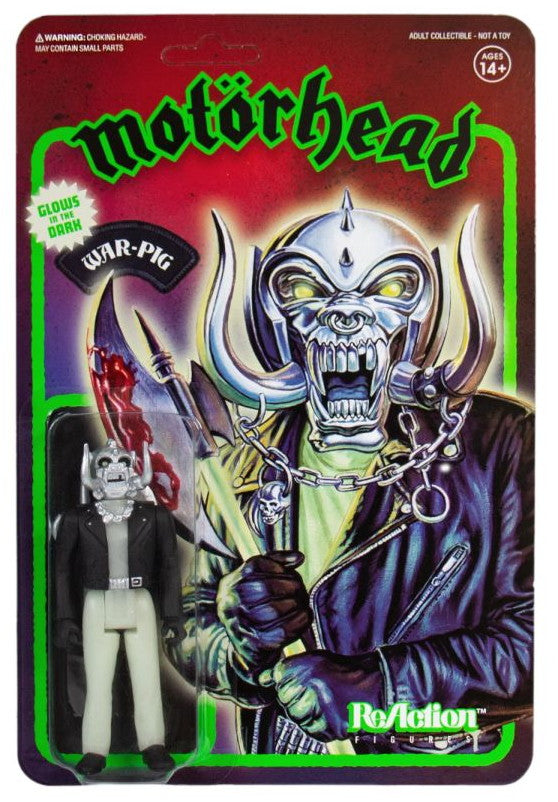 Motorhead Warpig Glow in the Dark Super7 ReAction 3.75" Action Figure