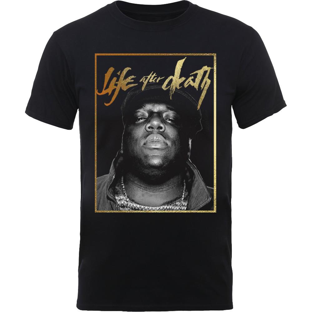 Notorious B.I.G. Life After Death Gold Officially Licensed Black T-Shirt