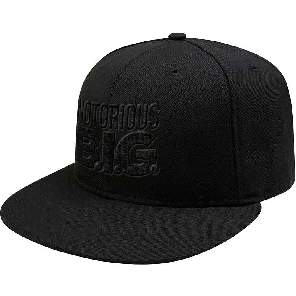 Notorious B.I.G "Logo" Unisex Flatbrim Snapback Black Cap Hat