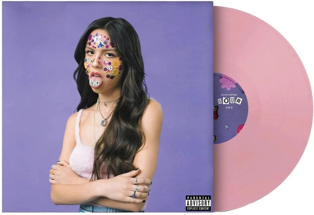 Olivia Rodrigo – Sour: 1st Year Anniversary (2022) (Limited Edition Baby Pink Colour Vinyl LP)
